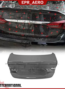 适用于英菲尼迪Q50 13-20 碳纤PSM款一体式鸭尾翼后盖后备箱尾盖