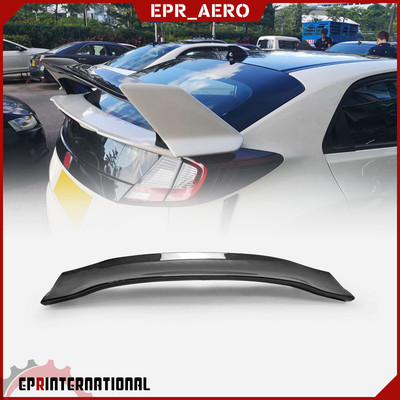 适用于15-17 思域Civic Type R FK2 EPA碳纤维改装GT尾翼中板替换