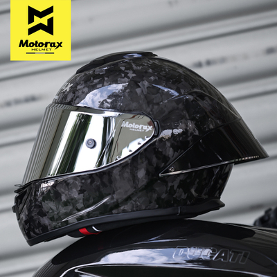 摩雷士R90GP摩托车碳纤维头盔