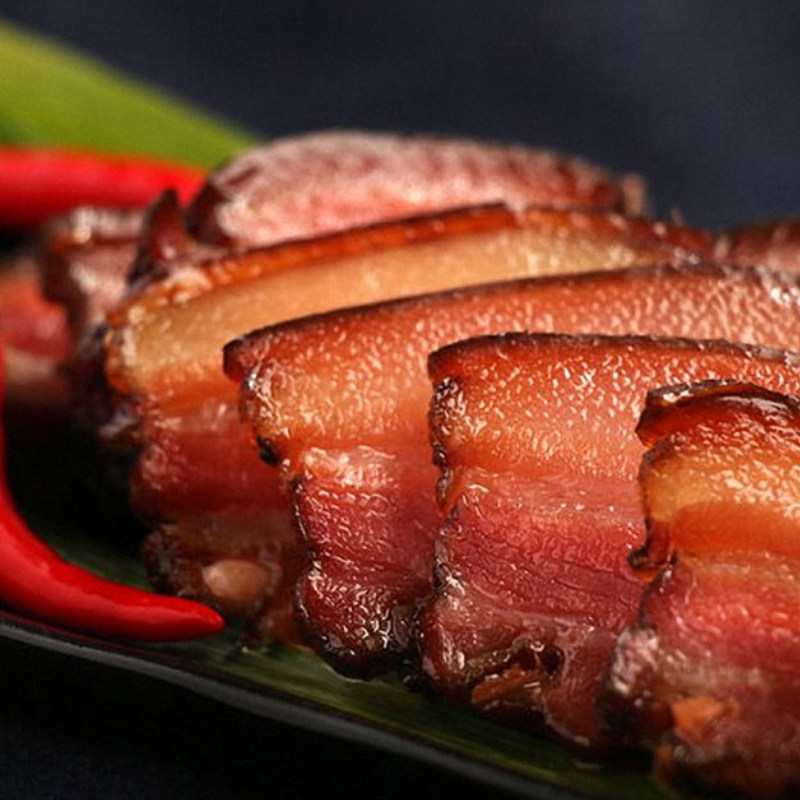 农家土猪腊肉佛坪特产农家自制烟熏肉咸肉正宗五花腊肉