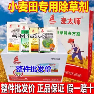 小麦除草剂麦田除草炔草酯苯磺隆二甲四氯钠野燕麦农药小麦除草剂