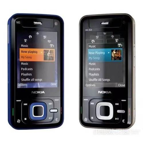 Nokia/诺基亚 N81滑盖经典情怀按键功能备用老人学生移动联通手机