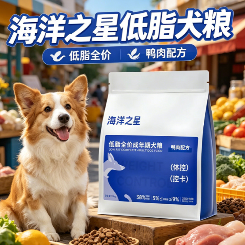 海洋之星低脂体控犬粮全犬期肥犬图片