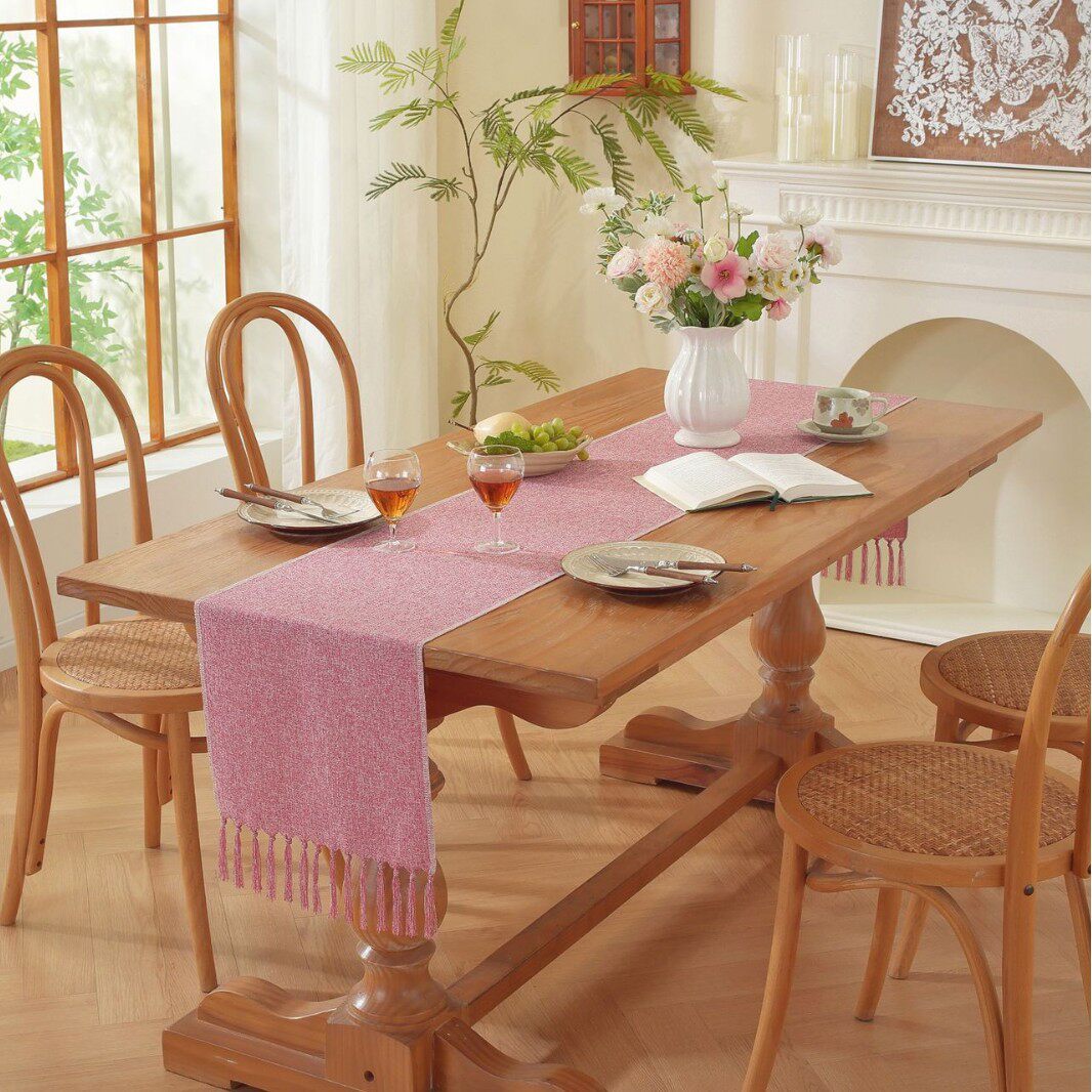 简约北欧桌旗流苏长条桌布电视柜五斗柜盖布日式垫布轻奢现代盖巾