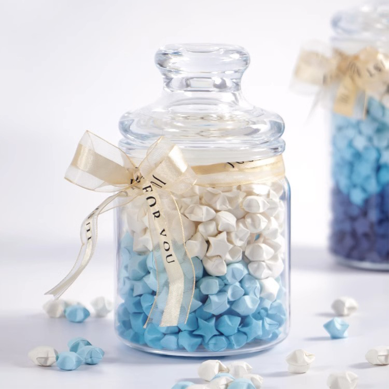 许愿瓶幸运星塑料瓶欧式大号条纹