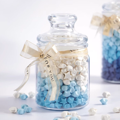 许愿瓶幸运星塑料瓶欧式大号条纹