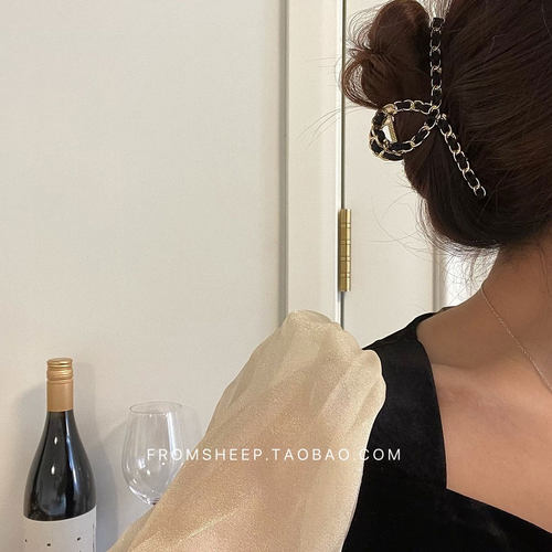 FromSheep韩风高级感鲨鱼夹头饰