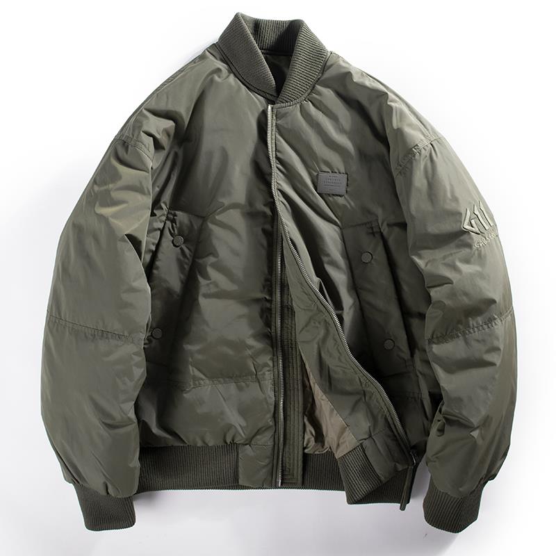 MAROLIO~凸显硬朗气质！高端重磅男士羽绒服冬季加绒保暖外套夹克