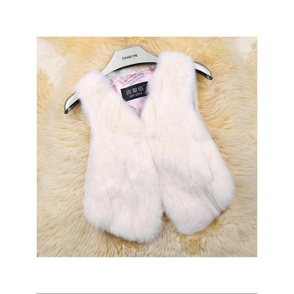 韩国时尚显瘦真兔毛皮草马夹女秋冬新款獭兔毛马甲皮毛一体外套潮