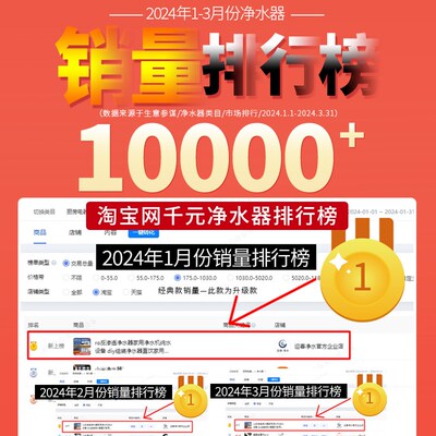 迎春净水器ro反渗透净水机直饮家用自来水纯水机厨房直饮机过滤器