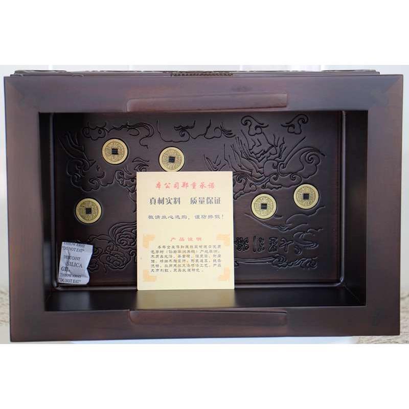 骨灰盒寿盒棺材殡葬迁坟 金丝楠 黑檀 榫卯 富贵T苑 实木 大别墅