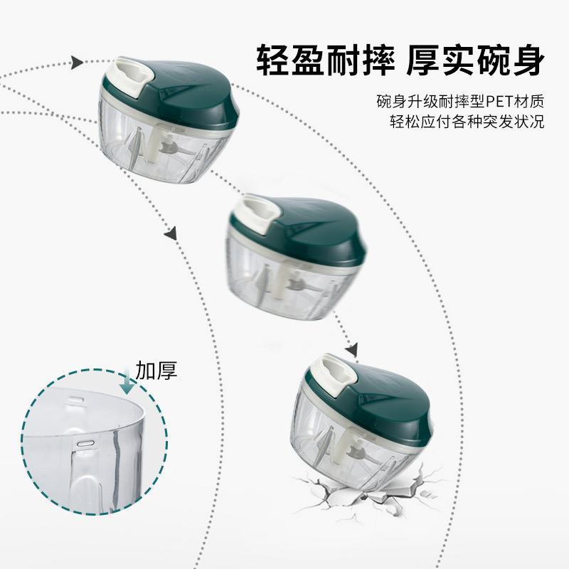 厂家供应手拉切菜器家用手动绞肉器多个功能碎菜器绞肉机切蒜器