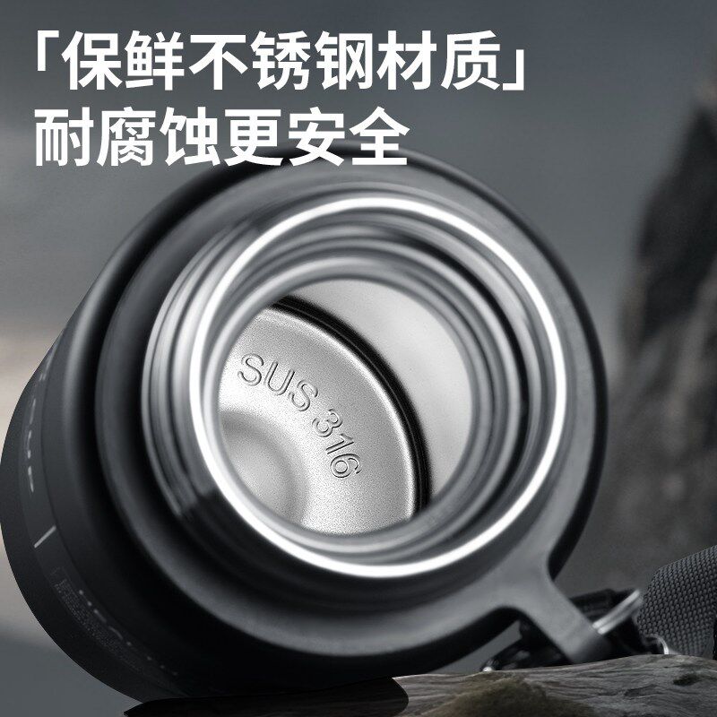 冰霸杯保温杯大容量1000ml便携车载男带盖过滤泡茶水杯子户外茶杯