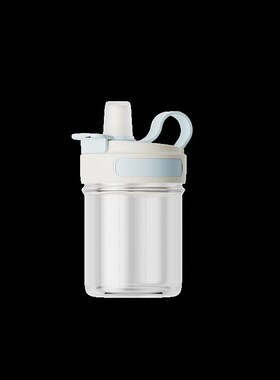 双人旁榨汁杯玻璃杯榨汁机塑料杯 水杯  无机头 配件 600ml