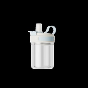 双人旁榨汁杯玻璃杯榨汁机塑料杯 水杯  无机头 配件 600ml