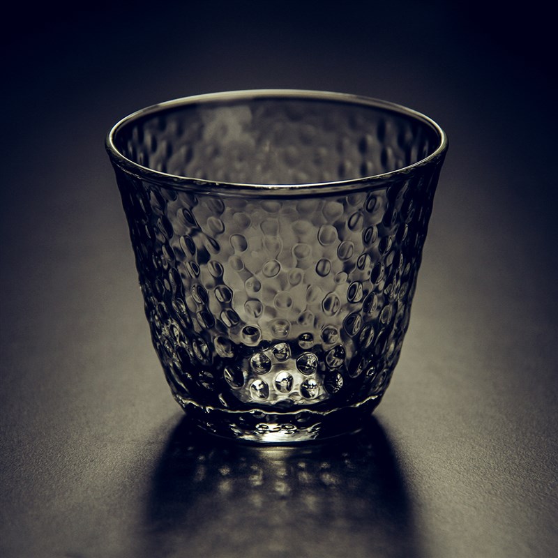 [伍]日系小号锤纹手冲咖啡杯 古法玻璃杯 小茶杯单只创意个人专用