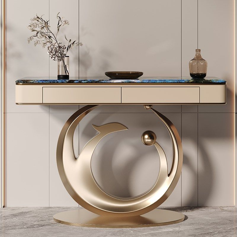 精选轻奢微晶石玄关桌入户超窄放钥匙玄关柜别墅酒店走廊条案端景,住宅家具,玄关台,淘宝优惠券,粉丝福利购,淘宝优惠卷