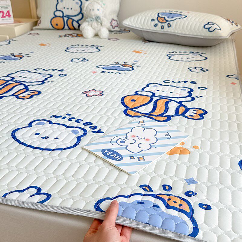 夏季冰丝床垫软垫夏天大尺寸婴儿儿童凉感隔尿垫夏凉垫薄款可水洗