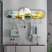 精选简洁收纳装 饰晶瓷画挂钩入户玄关挂衣钩进门便捷衣帽钩墙上壁