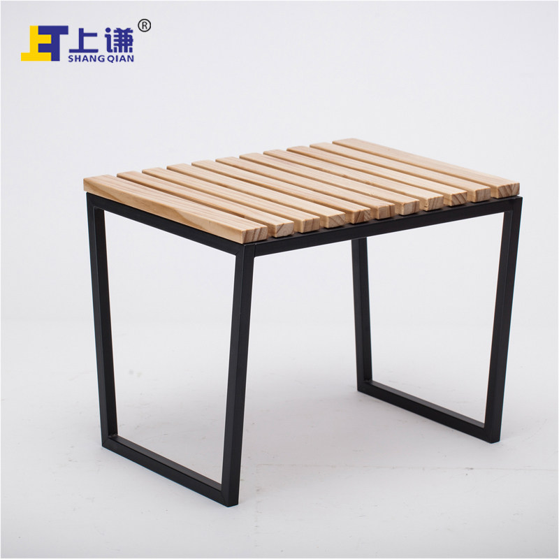 上谦松木铁架组合糕点西饼蛋糕面包房烘焙展柜中岛柜陈列软装陈设