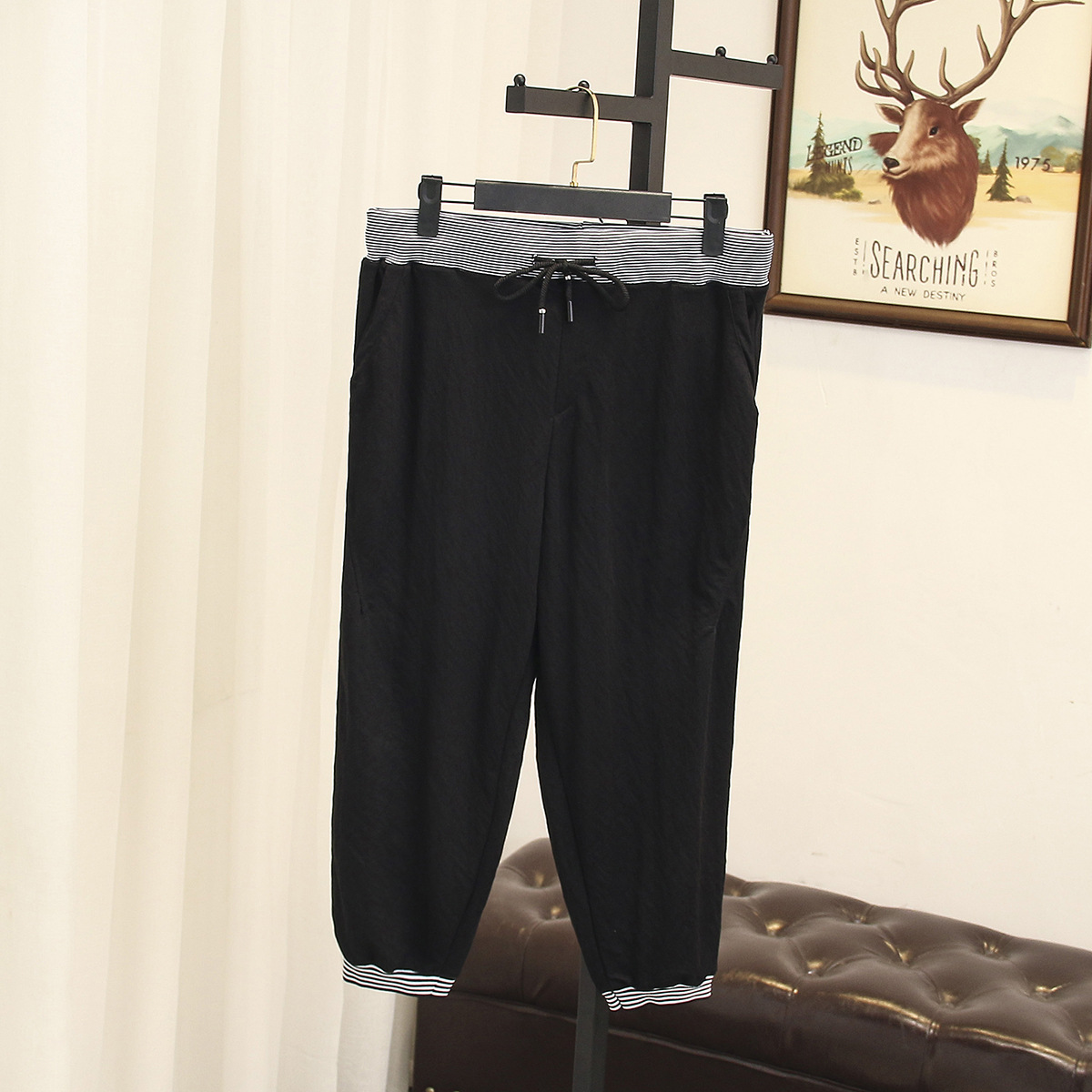 2018ÏÄ´óÂëÅ®×°ÅÖMM120-200½ïº«°æ2XL-4XL¼Ó·Ê¿íËÉÐÝÏÐÌõÎÆÆß·Ö¿ã