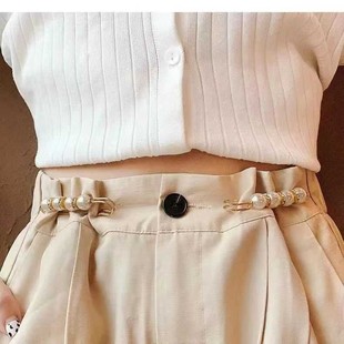 腰别针配饰固定衣服多功能收腰扣调节扣防走光胸针女裤 收裤 子扣针