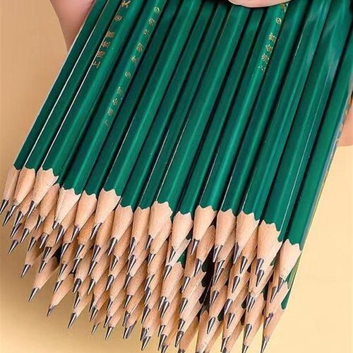 绿色铅笔2b铅笔考试专用hb书写铅笔无铅毒小学生幼儿园儿童学习用