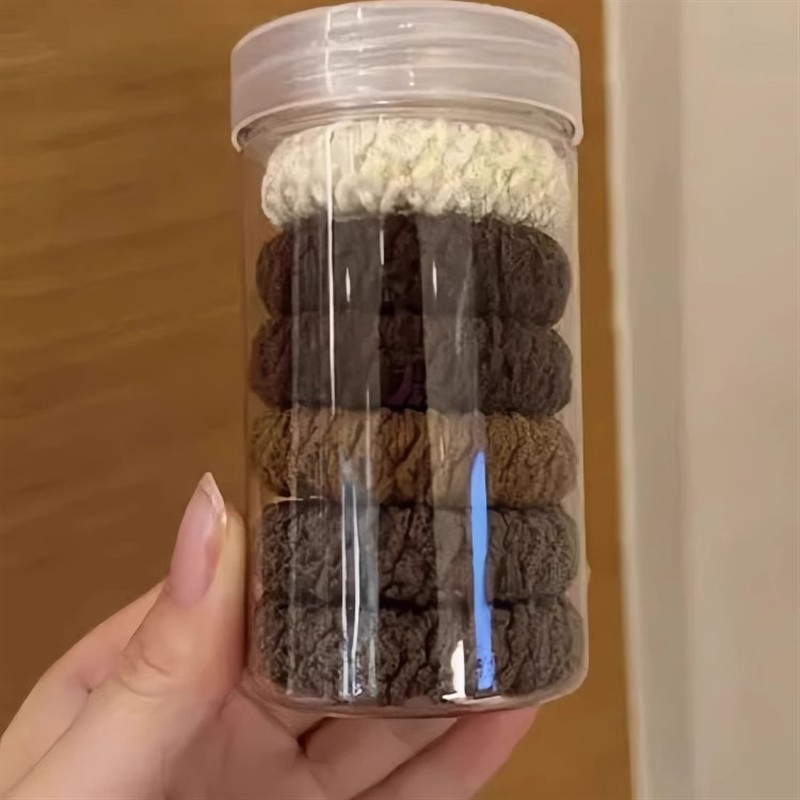 发圈高弹力耐用高马尾固定神器头绳发饰加厚加宽扎头发橡皮筋