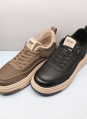 秋冬新款工装皮鞋男红蜻蜓DD61850051H休闲真皮板鞋男DD61850052H