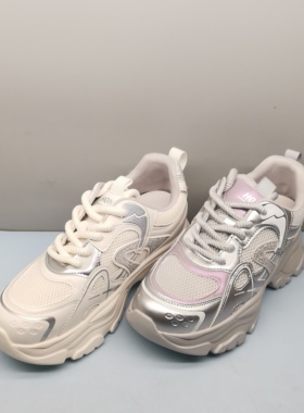 红蜻蜓女鞋秋季新款BQ68025001时尚休闲厚底增高老爹鞋BQ68025002