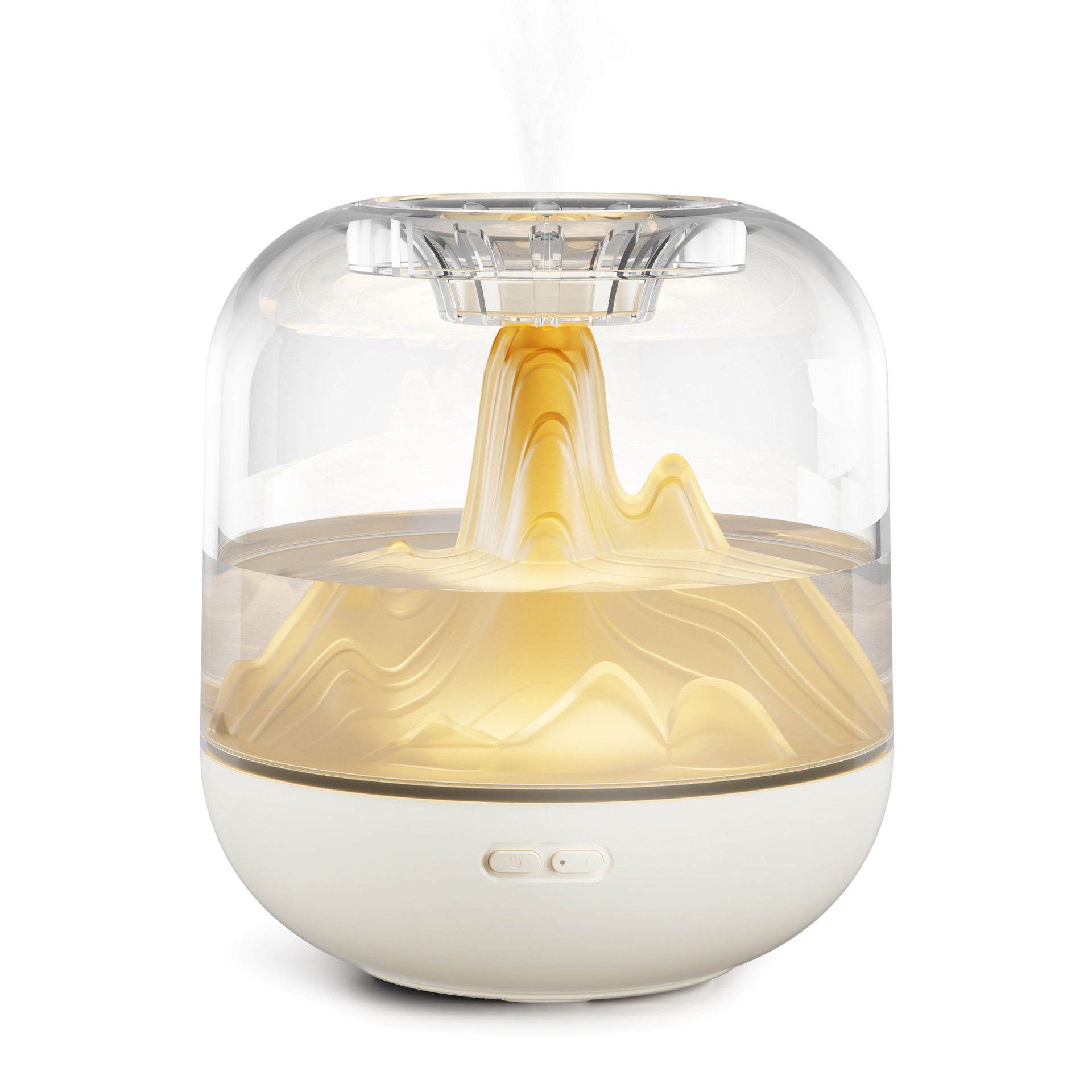 2024新款加湿器小型家用卧室办公室大容量雾化静音氛围夜灯创意