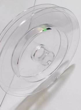 100米PE线尼龙线五彩灰色连盘透明渔线空盘塑料PS钓鱼线盘