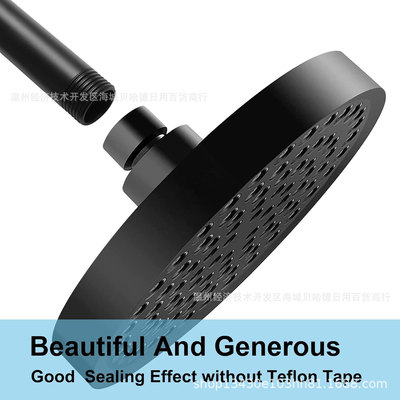 花洒吊杆3inch不锈钢花洒臂天花板暗装杆高压入墙管跨境NPT美规