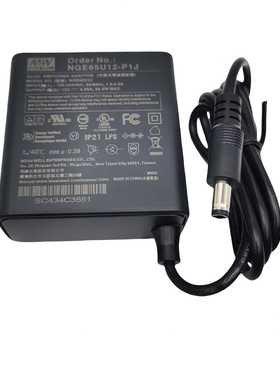 明纬电源 NGE65I24-P1J  国际版     壁挂式可换插头 65W适配器