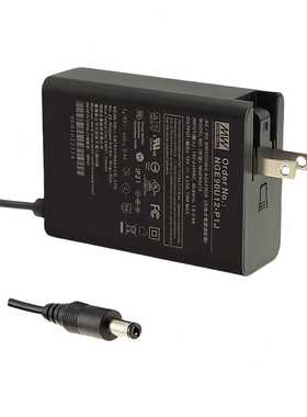 明纬电源 NGE65E55-P1J  欧版     壁挂式可换插头 90W适配器