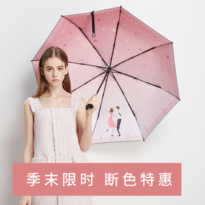 【品牌特惠】PRAIN太阳伞女防晒防紫外线遮阳伞晴雨伞两用折