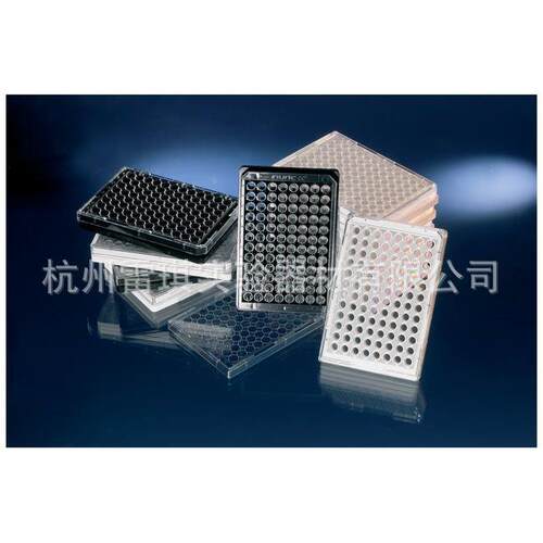 Nunc 164588 96孔黑色底透微孔板  玻底微孔板
