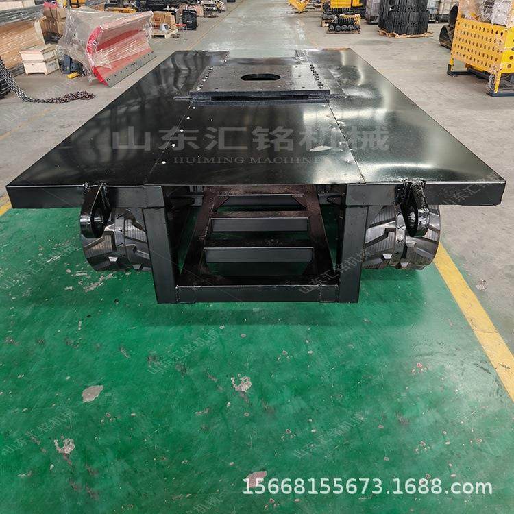 电动遥控履带底盘行走总成改装履带式自行走底盘橡胶钢制底盘厂家