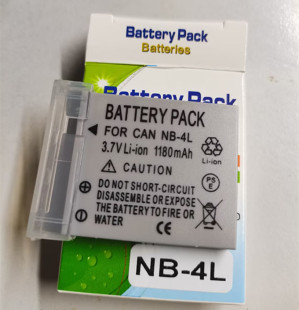 适用于佳能PC1356 PC1430 PC1472 PC1227 PC1271数码相机电池NB4L
