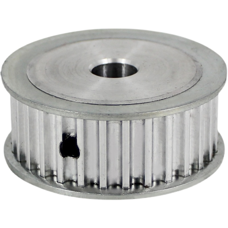 铝合金同步轮P-AF-T5-31齿 外径48.38 带宽W3 6mm 圆孔顶丝