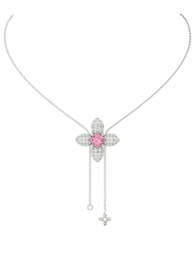 【PINKVERGE X SATHIERRA KY联名款】丁香花流苏可调节项链