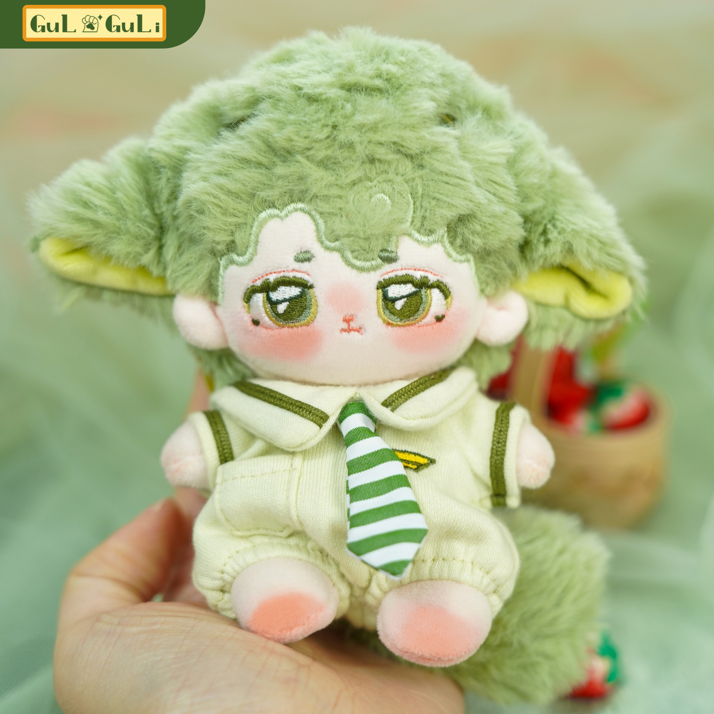 【古力古力】正版小羊迷你10cm棉花娃娃衣水手服男公仔十厘米玩偶