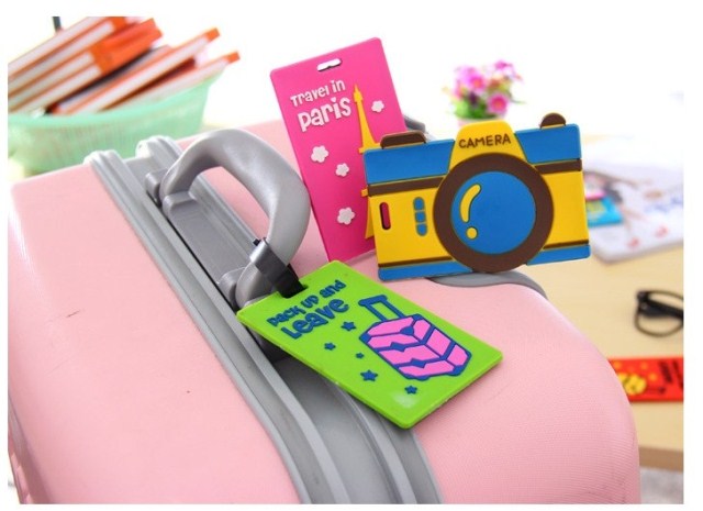 旅行标签登机牌行李箱卡通创意硅胶行李牌挂牌吊牌托运牌旅游用品