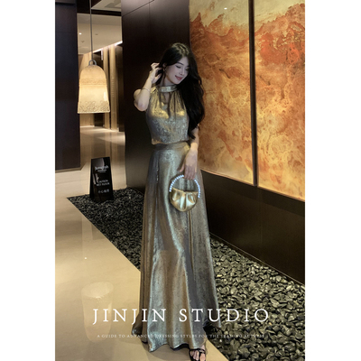 MD进进原创【财阀千金】2024新款气质高腰时尚百搭设计师显瘦套装