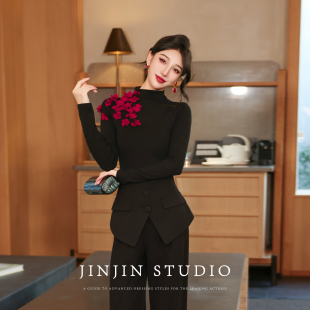 百搭打底衫 2025秋冬加绒设计款 重工上衣 锦上添花 MD进进原创