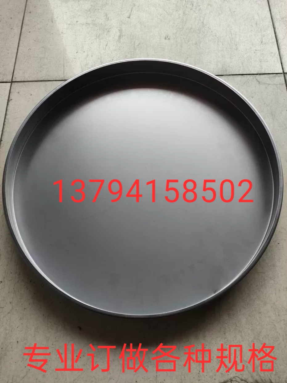 灯饰配件直边盘折边盘台灯落地灯底座家具台面铁艺五金制品定制图片