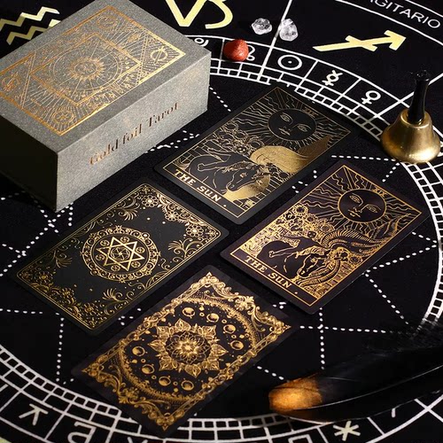 普及正版经典金箔初学者塔罗卡牌