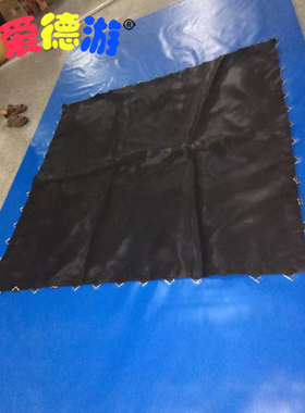 淘气堡配件蹦床面床垫蹦蹦床面网面跳跳床网布进口黑色网面海绵护