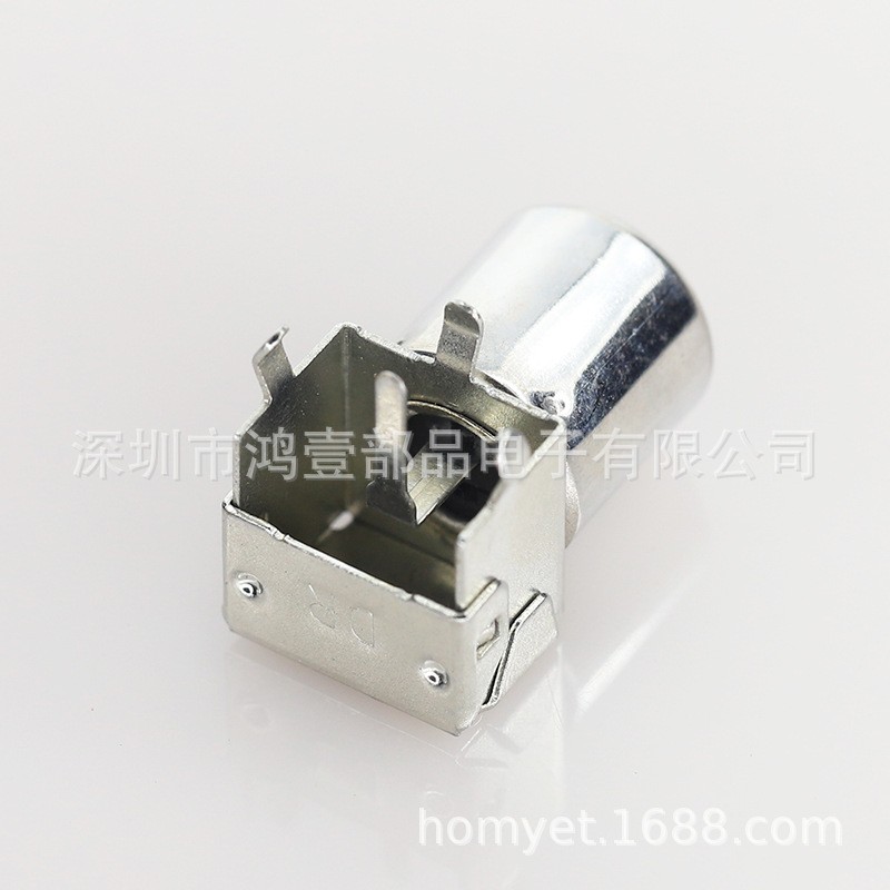 鸿壹厂家IF射频头同轴连接器 高频头液晶电视机插座HY-IF0301