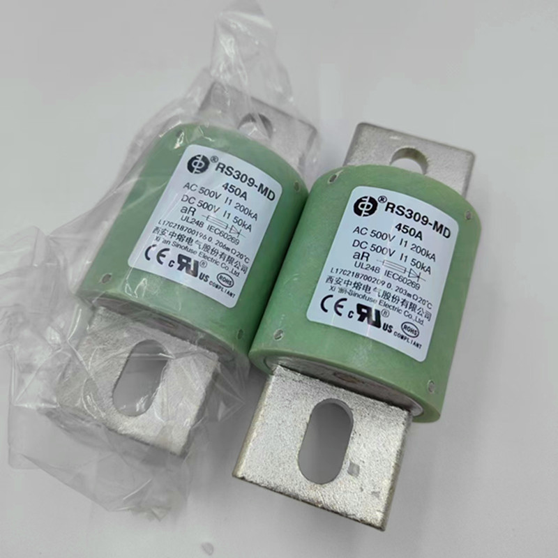 西安中熔快熔断器保险丝RS309-MD200A300A400A500A全新绿管500VDC